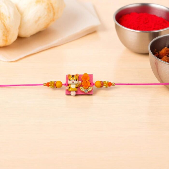 Cute 3d Teddy Bear - Kids Rakhi