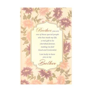 Close up of inside of Rakhi Card for your brother in Canada