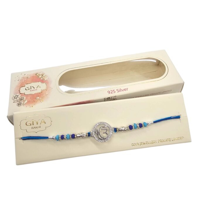 Sterling Silver Ik onkar Rakhi