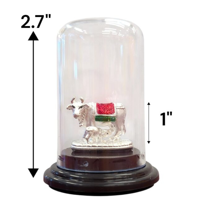 Dimensions of Pure Silver Kamdhenu Cow