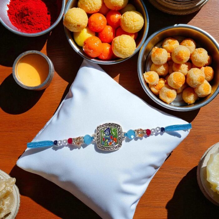 Best Rakhi store in Canada | Elegant Kanha Rakhi | Stylish Krishna Rakhi