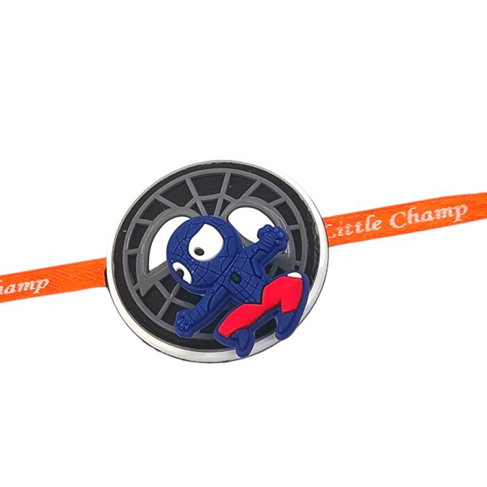 Close up of Super hero Rakhi with spinner