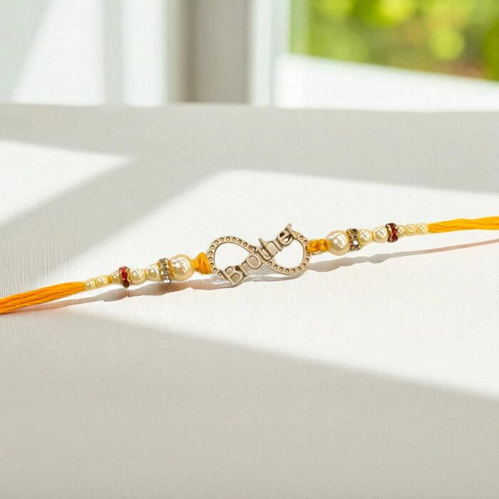 Sleek brother infinity rakhi - Send Rakhi to USA