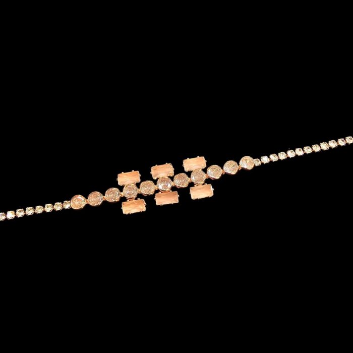 Stylish AD stone bracelet - Rose gold | Gift for her