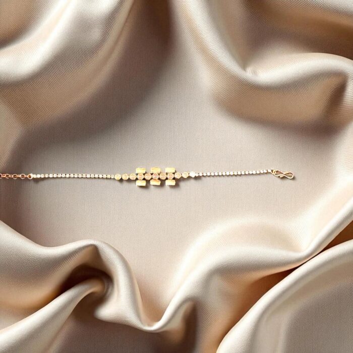 Stylish AD stone bracelet - Rose gold | Gift for her