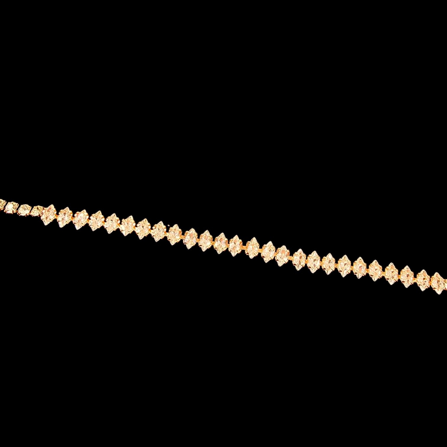 Stylish AD stone slim bracelet - Rose gold | Gift for her Stylish AD stone slim bracelet - Rose gold | Gift for her