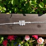 Stylish AD stone bracelet - Silver finish | Gift for her