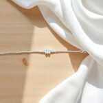 Stylish AD stone bracelet - Silver finish | Gift for her