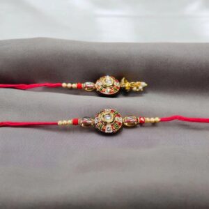 Matching Bhai Bhabhi Rakhi combo set | Quick shipping within Canada and USA