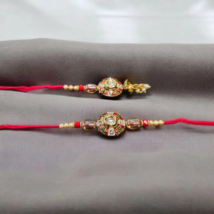 Matching Bhai Bhabhi Rakhi combo set | Quick shipping within Canada and USA