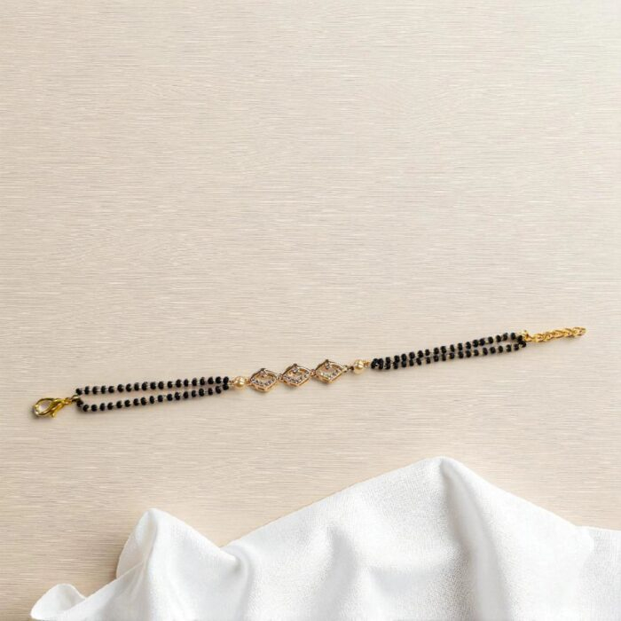 Stylish slim Mangalsutra Bracelet Style | Gift for her