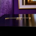 Stylish slim Mangalsutra Bracelet - Heart Pendants | Gift for her