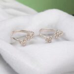 Stylish Pair of Pure Silver Toe Rings - Sleek and elegant | Chandi ki Bichiyya | Ships in Canada/US