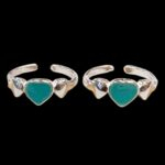 Pair of Pure Silver Toe Rings | Adjustable Toe rings - Image 6