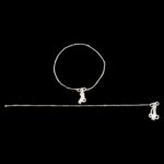 Sleek silver anklet | Sterling silver ankle bracelet