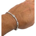 Sterling Silver Bracelet - Zirconia Chain Bracelet