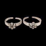Pair of Pure Silver Toe Rings | Adjustable Toe rings