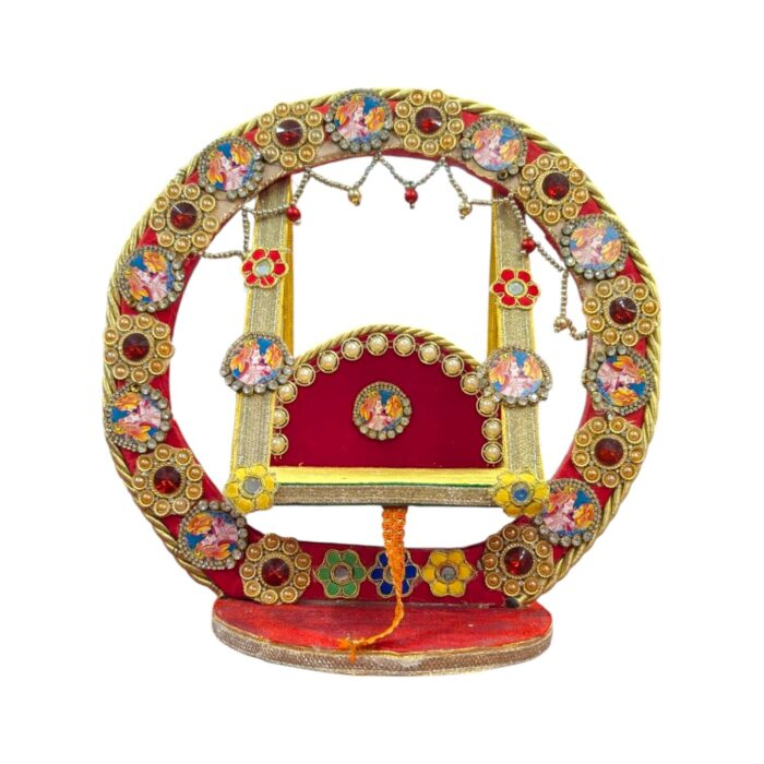 Graceful handmade Laddu Gopal Jhula - 13 inch