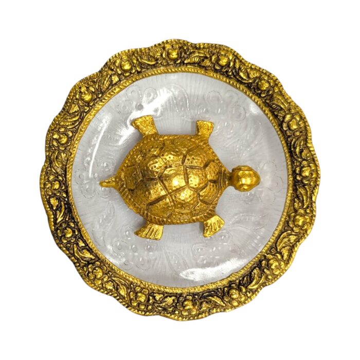 Vastu Feng Shui Tortoise / Kachua / Turtle with Plate
