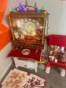 Wooden Mandir delivered in Canada 