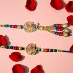 Matching Bhai Bhabhi Rakhi combo set | Quick shipping within Canada and USA