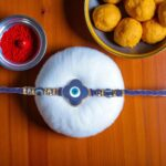 Evil eye Rakhi - Flower | Quick shipping across Canada and US