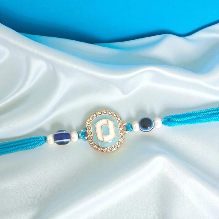 Simple yet stylish evil eye Rakhi