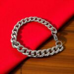 10mm Link Chain Bracelet | Metal Rakhi for bhai
