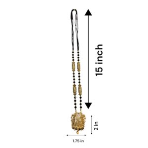 Dimensions of Golden Oxidized Necklace- Mayur | Ethnic Indian jewellery