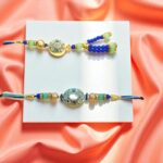 Matching Bhai Bhabhi Rakhi combo set | Quick shipping within Canada and USA