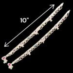 Dimensions of pure silver anklets | Sterling silver anklets for adults