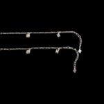 Pair of Pure Silver Anklet - 9 inch | Pure silver ankle bracelet - Image 4