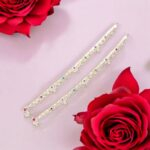 Pair of 925 Sterling Silver Anklets | Silver Anklets for Adults | Chandi ki payal