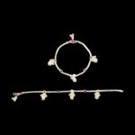 Pair of Pure Silver Anklet - 10 inch | Pure silver ankle bracelet - Image 5