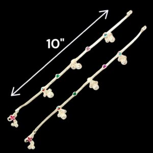 Dimensions of Silver Anklets