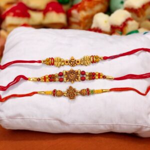 Set of 3 Rakhi in Canada | Lowest Price in Canada | Rakhi hampers