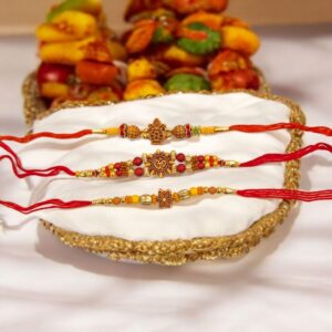 Set of 3 Rakhi in Canada | Lowest Price in Canada | Rakhi hampers