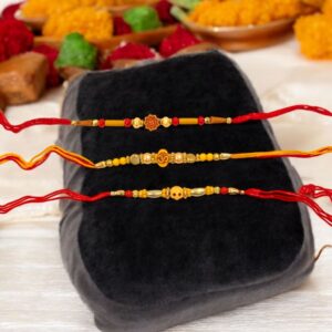 Set of 3 Rakhi in Canada | Lowest Price in Canada | Rakhi hampers