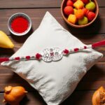 Best way to send Rakhi to Canada : Silver Plated Rakhi | Order online