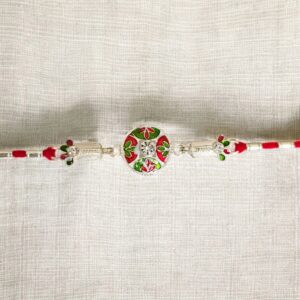 Chocolate hamper with Silver plated Rakhi : Send Rakhi to Canada