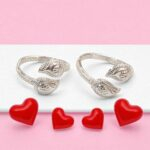 Pair of Pure Silver Toe Rings | Adjustable Toe rings