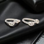 Pair of Pure Silver Toe Rings | Adjustable Toe rings