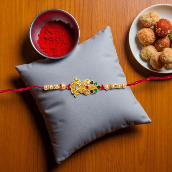 Golden meena rakhi