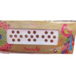 Fancy Maroon Bindi with stones | Bindi Sticker