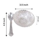 Dimensions of the bowl and spoon set