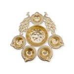 Peacock urli with Diya | Diwali Decorations