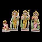 Ram Darbar Idol set - Color - 7inch | Composite marble - Image 6