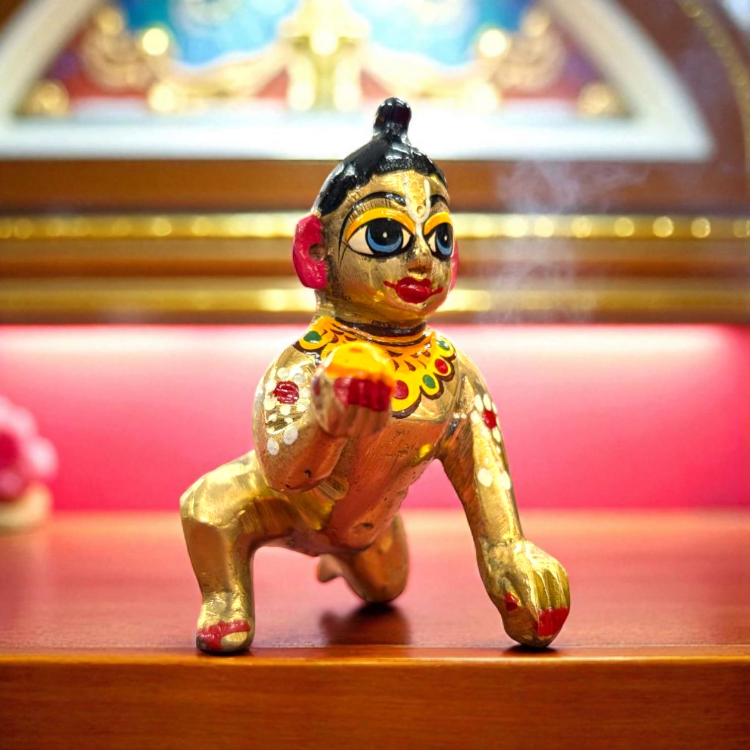 Laddu Gopal ji Idol - Baby krishna brass idol - Size 3 Laddu Gopal ji Idol - Baby krishna brass idol - Size 3