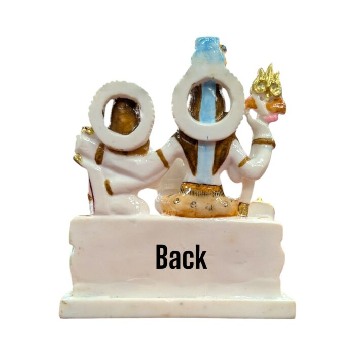 Shiv Parivar Idol - White - 7.5 Inches | Composite Marble - Image 6