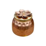 4 Metal jars with tray gift set | Diwali Gift set